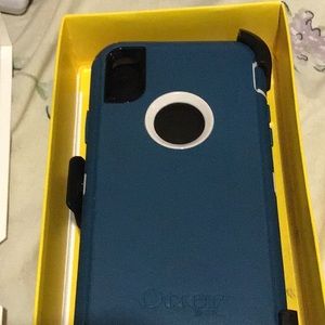 iPhone X otter box with holster